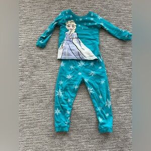 Disney Frozen Elsa Blue Kids Pajamas 3T